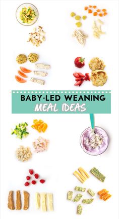 baby - led weaning meal ideas for babies and toddlers to enjoy with