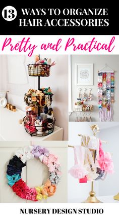 Bow And Hair Tie Organizer, Organize Bows And Headbands, How To Store Bows And Headbands, Toddler Hair Accessory Organizer, Organizing Bows And Headbands, Organizing Girls Hair Accessories, Organize Hair Bows, How To Store Hair Bows