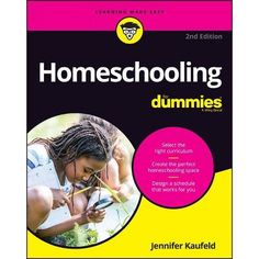 a book with the title homeschooling for dummies, including an image of