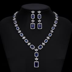 Fancy Jewelry Necklace, Formal Jewelry, Expensive Jewelry Luxury, Diamond Necklace Set, Cz Necklace, Expensive Jewelry, Silver Jewelry Fashion, Necklace And Earring Set, Fancy Jewelry