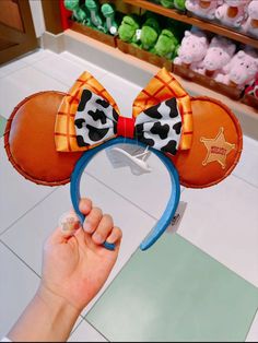 Exclusive at Shanghai Disney Resort!! Hollywood Studios Ears, Cute Disney Ears, Toy Story Mickey Ears, Micky Ears, Disney Fits, Toy Story Land, Disney Apparel, Disney Ears Headband, Disney Cuties