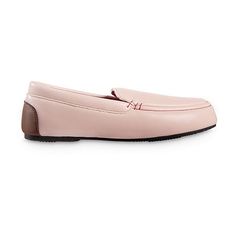 You�ll love wearing these Isotoner women�s moccasin slippers when it�s cold out for a chic, cozy finishing touch to your looks. Made from polished faux leather with a faux fur lining, these flat slip-on shoes will pair perfectly with slim-leg jeans or pants and a sweater.Features: CushionedClosure Type: Slip-OnBase Material: 100% Faux LeatherUpper/Outer Base Material: 100% PolyuretheneShoe Lining Material: Faux FurSole Material Content: 100% Thermoplastic-RubberCountry of Origin: Imported Pink Leather Casual Slippers, Casual Pink Leather Slippers, Moccasin Slippers, Moccasins Slippers, Slim Leg, Slim Legs, Moccasins, Slip On Shoes, Leg Jeans