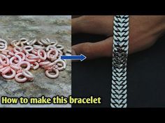 Double Cuban Link Chain Bracelet / Handmade heavy bracelet / How it's made / Gold Smith Luke - YouTube Link Chain Bracelet, Cuban Link Chain, Cuban Link, Bracelet Handmade, Paracord, Handmade Bracelets, Chain Bracelet, Bracelet