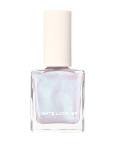 A petal pink opalescent polish with a blue shift and a shimmer finish. Lights Lacquer, Types Of Nail Polish, Baby Lights, Shimmer Nail Polish, Nail Shimmer, Nail Growth, Butterfly Hair Clip, Angel Baby, Butterfly Hair