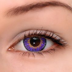 TTDeye Colored Contact Lenses! Wide Selection of Colors, Prescription and Categories! Cheap and High Coloring Index! 100% Authorized! Worldwide Free Shipping! UP to $30 Off Now Naruto Contact Lenses, Purple Contact Lenses, Colored Contact Lenses Halloween, Coloured Lenses, Purple Contacts, Prescription Colored Contacts