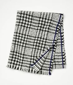 Loft Store, Houndstooth Scarf, Soft Layers, Loft Outlet, Pretty Prints, Chan Luu, Detail Shop, High Contrast, Cool Sweaters