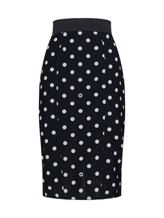 84% polyamide 16% elastane Elegant Fitted Polka Dot Bottoms, Fitted Polka Dot Knee-length Skirt, Fitted Knee-length Polka Dot Skirt, Elegant Polka Dot Bottoms For Work, Elegant Polka Dot Bottoms For Workwear, Elegant Fitted Polka Dot Skirt, Chic Fitted Polka Dot Skirt, Midi Pencil Skirt, Mini Pencil Skirt