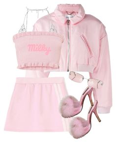 Pink Polyvore Outfits, Chanel Pink Outfit, Polyvore Outfits Vintage, Pink Outfits Ideas, Barbie Outfits Ideas, Light Pink Outfit, Pink Polyvore, Sassy Clothes, Sassy Outfits