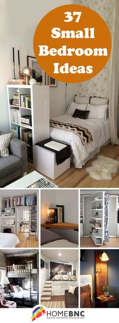 small bedroom ideas with different rooms and furniture in the same room, including a bed