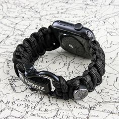 Paracord Apple Watch Band 49mm 45mm 44mm 42mm Cord Apple Watch Strap Series 8 7 SE 6 5 4 3 2 1 & Ultra black handmade - Etsy Black Bracelet Strap Apple Watch Band For Everyday, Wear-resistant Black Apple Watch Band For Outdoor, Black Wear-resistant Apple Watch Band For Outdoor, Adjustable Black Apple Watch Band For Outdoor, Black Wear-resistant Watch Bands For Outdoor, Black Rectangular Bracelet Strap Watch Band, Adjustable Black Watch Band For Outdoor, Black Rectangular Watch Accessories For Outdoors, Adjustable Black Bracelet Strap Watch Bands