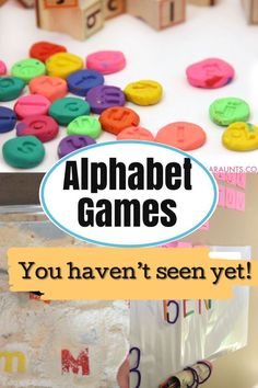 an alphabet game is shown with the words you haven't seen yet