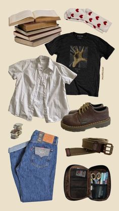 Nerdcore Outfit, Nerdcore Aesthetic, Aesthetic Shuffles, Summer Grunge, Outfit Collage, Swaggy Outfits, Men Fashion Casual Outfits, Aesthetic Outfit, Dream Clothes