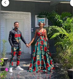 Welcome to our collection of beautifully handmade couples' outfits, ideal for your pre-wedding photos, anniversary celebrations, family portraits, African events, weddings, and more. Crafted from high-quality African cottons, our custom attire can be tailored to your liking with a variety of prints and colors to choose from. For care instructions, wash with mild detergent and avoid bleaching.  Thank you for visiting our store; feel free to start a conversation for any inquiries. Ankara Maxi Gown, Clothes For Couples, Ankara Clothes, Ankara Print Dress, Gown Ankara, African Mermaid, African Wears, African Couple, Couples African Outfits