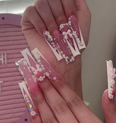 Really Long Nails, Quince Planning, Neutral Nails Acrylic, Fye Nails, Acrylic Toe Nails, Ombre Acrylic Nails, French Tip Acrylic Nails