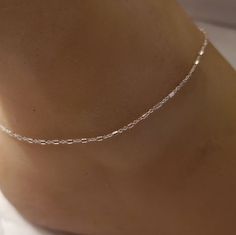 Sterling Silver Bead Anklet. Adjustable From 9.5 Inches To 10 Inch. Made With .925 Sterling Silver. Very Comfortable To Wear. Perfect Gift Anklets And Toe Rings, Plain Anklets Silver, Toe Rings Silver, Sterling Silver Anklets, Toes Ring Silver, Bead Anklet, Sterling Silver Anklet, Rings Silver, Beaded Anklets