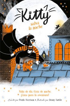 the cover of kitty and the tiger treasure, with an image of a cat on top of