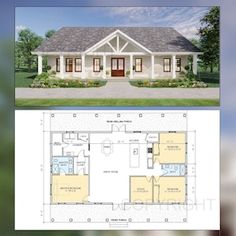 the floor plan for this house is shown