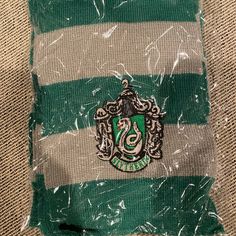 Harry Potter Slytherin House Cosplay Knit Wool Costume Scarf Wrap Product Detail Condition: Brand New Material: Wool Size : 140*16 Cm Slytherin Scarf, Harry Potter Slytherin, Slytherin House, Diy Scarf, New Material, Gray Green, Scarf Wrap, Green And Grey, Scarf Accessory