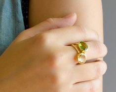 Orange Birthstone, Topaz Ring, November Birthday Gifts for Her, Boho Birthstone Jewelry, Raw Citrine Ring, Multi-stone Ring, Sunstone Ring - Etsy UK Everyday Round Citrine Jewelry, Everyday Citrine Jewelry, Fusion Style Stackable Round Rings As A Gift, Unique Citrine Birthstone Jewelry, Stackable Citrine Jewelry As Gift, Bohemian Jewelry With Bezel Setting For Gift, Bohemian Jewelry With Bezel Setting As Gift, Fusion Style Gemstone Stackable Rings For Gift, Fusion Style Jewelry With Bezel Setting For Gift