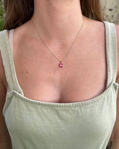 This stunning Precious Pink Topaz Pendant Necklace is the perfect blend of sophistication and charm! Featuring a vibrant pink topaz gemstone set in a luxurious 18k gold overlay on sterling silver 18 inch 3 notch adjustable chain, this piece is designed to make you shine.✨  Key Features: *Gemstone: Genuine Pink Topaz *Metal: Sterling Silver with 18k Gold Overlay * Chain Length: 18 inches with 3 choices for length  * Healing:  -Pink topaz is said to bring a sense of calm and inner peace, reducing stress and anxiety. It can help balance emotions and promote a tranquil state of mind. -Wearing pink topaz is believed to boost self-esteem and confidence. It encourages self-acceptance and a positive outlook on life. *Timeless Design: The elegant design ensures that this necklace will be a treasure Charming Pink Pendant Necklace, Pink Gemstone Pendant Jewelry, Pink Pendant Necklace With Adjustable Chain, Pink Gold Pendant Necklace With Gemstone, Pink Faceted Pendant Jewelry, Love Affection, Topaz Pendant, Gold Overlay, Pink Topaz