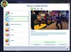 an image of a computer screen with people in the background and text that reads select career for ra