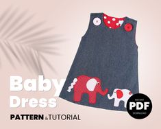 the baby dress pattern is easy to sew