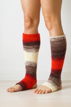 Handknit knee high socks. Great for sports or barefoot activities. Made with love and attention to details. ✿ SIZE Length: 17.7'' (48cm) Ankle width: 3.9'' (10cm) Knee width: 4.7'' (12cm) ✿ CARE INSTRUCTIONS Hand wash in cold water with neutral soap (or special wool detergent). Do not use a washing machine or a dryer. After carefully washing, reshape and lay out flat to dry. ✿ SHIPPING We ship our items the next day after your order. We use standard post by default, unless you choose the Express delivery upgrade at checkout. The estimated delivery times: Europe: 2-7 work days USA and Canada: 1-2 weeks Australia: 1-2 months Everywhere else: 2-3 weeks Please note that the colors may vary slightly from the picture due to the specifics of your device's screen. All the process and materials use Toeless Socks, Odd Socks, Mismatched Socks, Pilates Socks, Yoga Socks, Toe Socks, Crazy Socks, Yoga Activewear, Athletic Socks