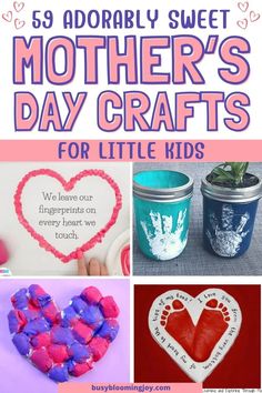 mother's day crafts for little kids that are so cute and easy to make