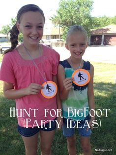 Bigfoot Scavenger Hunt, Yeti Spaghetti, Sasquatch Party, Bigfoot Party, Bigfoot Birthday, Foot Games, Pack Meeting, Eye Witness, Finding Bigfoot