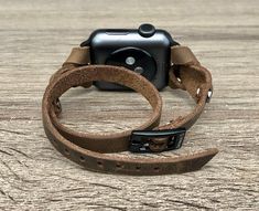 7mm Rustic Brown Genuine Leather Bracelet. Gorgeous Double Wrapped Design Slim Leather Jewelry Tailored to Perfection. Designed And Handmade by Simeon D Jewelry Studio. This Bracelet Fits ALL Apple Watch Series. Please Measure Your Wrist Before Submitting Your Order! Not For Other Models. Apple Watch Is NOT Included. Let's be Friends! Follow my Studio on Social Media Instagram @simeondjewelry Pinterest @simeondjewelry Facebook @simeondjewelrystudio Apple Watch Bracelet, Apple Watch Bracelets, Genuine Leather Bracelet, Leather Wristbands, Watch Bracelet, Jewelry Studio, Rustic Brown, Apple Watch Band, Leather Jewelry