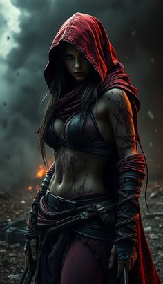 Female Gunslinger, Viking Character, Pathfinder Character, Asian Cosplay, Fantasy Races, Dark Art Drawings, Warrior Girl, Digital Art Anime