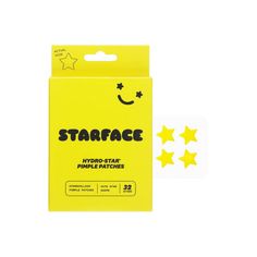 Express yourself and feel cute with Starface Hydro-Star® Pimple Patches: a pack of 32 hydrocolloid pimple protectors in yellow that help absorb fluid, reduce redness, and shrink spots. Perfectly shaped to grip the contours of the face, Hydro-Stars are designed to really stick while caring for your skin. Apply to clean, dry skin. Leave on overnight (or 6+ hours) for best results. Lift off in the morning and replace with a new star (if you want). Take your stars everywhere you go with Big Yellow, Star Face, Blind Pimple, Skin Picking, Pimples Under The Skin, Pimples Overnight, Pimple Patches, Pimples On Face, Yellow Case, Target Beauty