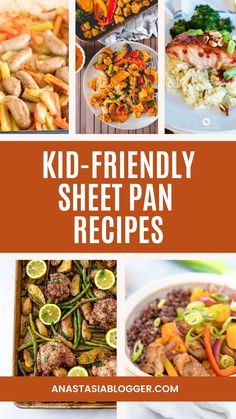 kid - friendly sheet pan recipes