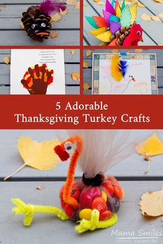 five adorable thanksgiving turkey crafts for kids