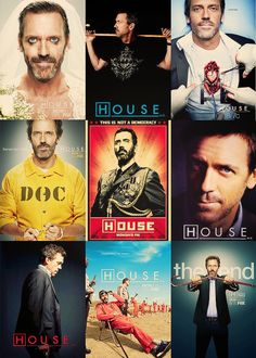 many different movie posters with one man holding a baseball bat and the other is wearing a yellow shirt