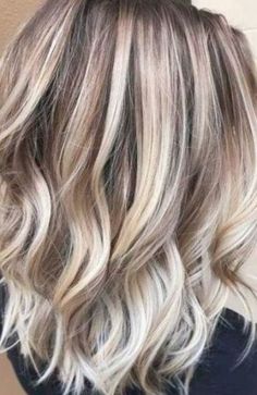 Hair Blonde Highlights Lowlights, Ash Blonde Balayage, Cool Blonde, Blonde Hair With Highlights, Hair Color Highlights, Platinum Blonde Hair, Colored Highlights