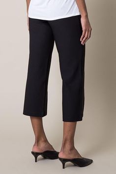 Pants | Nine to Five Cropped Pants | MPG Escape the workweek grind in comfort driven bottoms offering a polished, professional look designed to feel like yoga pants. This trendy, no fuss style masters the am-to-pm routine with statement-making front hem slits, pin tuck seams for a tailored look and a wide, supportive waistband. Made with our signature 4-way stretch performance jersey that moves with you, this design takes you from morning coffee to evening cocktails and beyond. FEATURES Performa Pm Routine, Evening Cocktails, Nine To Five, Evening Cocktail, Work Week, Professional Look, Pin Tucks, Black Media, Cropped Pants