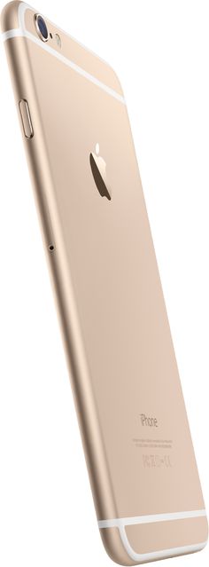 an iphone is shown with the back side facing up and it's gold finish