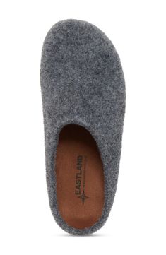 Slip into this cozy wool clog cushioned by a memory foam footbed with soft fabric lining and an indoor-outdoor sole. 1 1/4" heel Round toe Brushed wool upper Slip-on style Memory foam cushioned insole Indoor/outdoor sole Wool upper/textile lining/EVA sole Imported Wool Clogs, Swim Leggings, Platinum Credit Card, High Waisted Swim, Eva Sole, Classic Disney, Leather Shops, Womens Clogs, White Summer