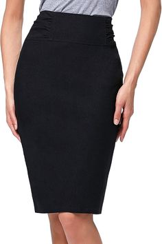 Office Women, Knee Length Skirt Pencil, Wear To Work, Work Outfits Women, Outfits Women, Work Outfits, Work Outfit, To Work, Pencil Skirt