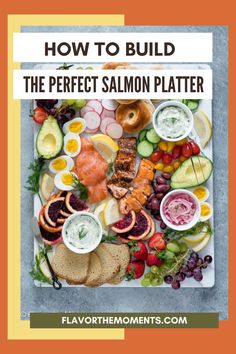 the cover of how to build the perfect salmon platter