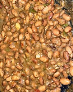 the beans are cooked and ready to be eaten