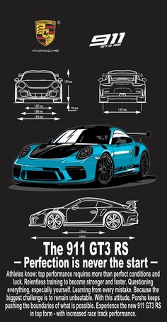 the porsche 917 gt3 rs is one of the fastest cars in the world