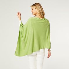 Our Lightweight Poncho is the perfect addition to any wardrobe. It’s made of soft, lightweight fabric perfect for layering. It can be worn year-round and is a must-have for work, travel, or on-the-go. This versatile poncho can be worn multiple ways including a scarf, poncho, cape and more. Pair with our Embrace Fashion Fasteners to create a unique look. Features: Color: Creamy Lime Multiple ways to wear Perfect for layering Wear all year round Sizing: One Size Fits Most: Best fits US woman’s siz Must Haves, Wardrobe, Fabric, How To Wear, Color