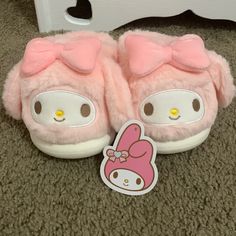 Size 22 Cms (About Size 6 In Womens) Perfect Condition Never Worn Cute Pink Slippers, Hello Kitty Essentials, My Melody Products, My Melody Things, My Melody Shoes, My Melody Stuff, My Melody Slippers, Sanrio Slippers, My Melody Outfit