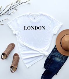 London Shirt, London England, London Tshirt, London Gift, London Trip Unisex T-shirt  This listing is for one premium - 100% Airlume combed and Ringspun Cotton  Unisex t-shirt, which is extremely soft and comfortable to wear. This is the perfect shirt for the one you love!  Our T-Shirts are high quality, super soft, and comfy. Made with top-of-the-line vinyl and pressed with a professional-grade heat press. Please be advised before your order. ThanksCARE INSTRUCTIONS  - Wash the item inside out London Tshirt, England Shirt, London Gifts, London Trip, England London, Travel Shirts, London Travel, Perfect Shirt, London England