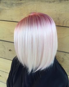 360 Likes, 3 Comments - VOGUEhair® (@voguehair) on Instagram: “smoky pink roots in platinum blonde 🎀” Pink Roots, New Short Hairstyles, Pastel Pink Hair, Blonde With Pink, Fun Hair, Platinum Blonde Hair, Blonde Bobs, New Hair Colors, Blonde Ombre