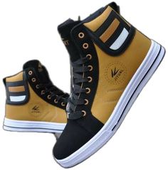 Trendy Black Breathable Custom Sneakers, Trendy Height Increasing Lace-up Sneakers, Black Height-increasing Lace-up Sneakers, Black Lace-up Height Increasing Sneakers, Casual Slip-resistant High-top Sneakers With Round Toe, Slip-resistant Lace-up Shoes For Streetwear, Casual High-top Slip-resistant Sneakers For Sports, Casual Sneakers With Height Increasing Insole And Round Toe, Casual Slip-resistant High-top Sneakers For Sports