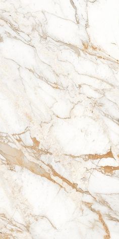 a white marble counter top with gold veining