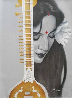 Who do you see? Devata or Devi? | Creative Gaga Desi Drawing, Saraswati Images, Maha Kali, Dad Drawing, Desi Art, Abstract Pencil Drawings, Illustration Series, Pencil Portraits, Pierre Bonnard